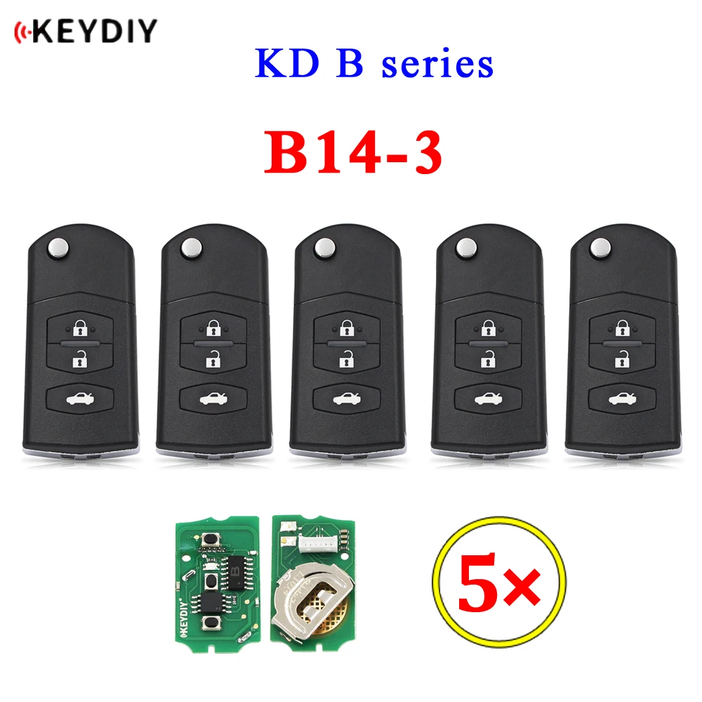 KEYDIY B Series B14-3 3 кнопки Универсальный KD пульт дистанционного управления для KD200 KD900 KD-MAX URG200 KD-X2 Mini KD для Mazda стиль 5 шт./партия
KEYDIY B Series B14-3 3 кнопки Универсальный KD пульт дистанционного управления для KD200 KD900 KD-MAX URG200 KD-X2 Mini KD для Mazda стиль 5 шт./партия