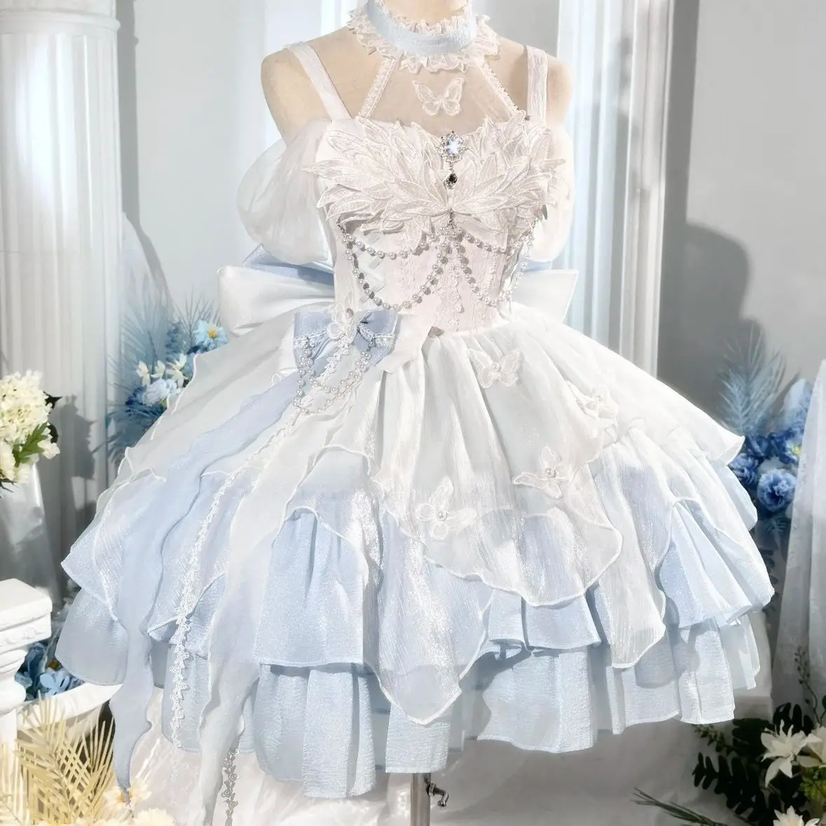 Japanese Gothic Style Fresh Slim Waist Princess Dress Dress with Butterfly Details Lolita Adult Ceremony Ballet Birthday Date
Japanese Gothic Style Fresh Slim Waist Princess Dress Dress with Butterfly Details Lolita Adult Ceremony Ballet Birthday Date