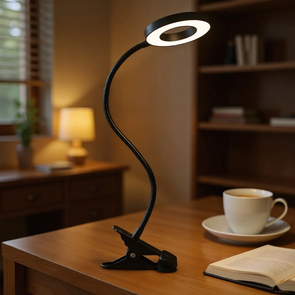 USB Book Light with 48 LEDs: 360° Flexible Eye Protection Desk Lamp, Clip, 3 Brightness Levels
USB Book Light with 48 LEDs: 360° Flexible Eye Protection Desk Lamp, Clip, 3 Brightness Levels