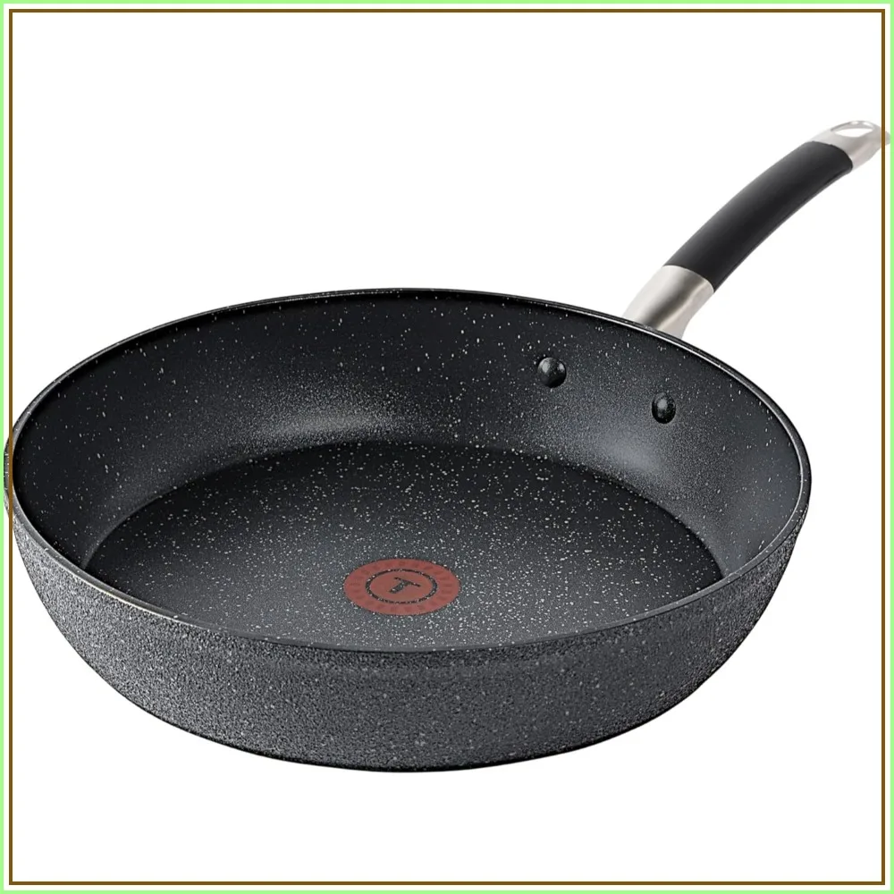 12 Inch Non Stick Fry Pan, Oven Broiler Safe 400°F, Perfect for Frying, Sautéing, Searing, & Pan-Roasting, Dishwasher Safe, Black
12 Inch Non Stick Fry Pan, Oven Broiler Safe 400°F, Perfect for Frying, Sautéing, Searing, & Pan-Roasting, Dishwasher Safe, Black