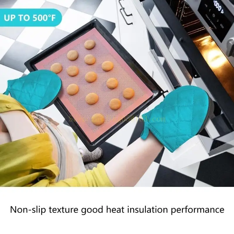 Hand Mitts for Baking Cooking High Temperatures Resistant Gloves Kitchen Tool, for Safe Baking Cooking Supplies
Hand Mitts for Baking Cooking High Temperatures Resistant Gloves Kitchen Tool, for Safe Baking Cooking Supplies