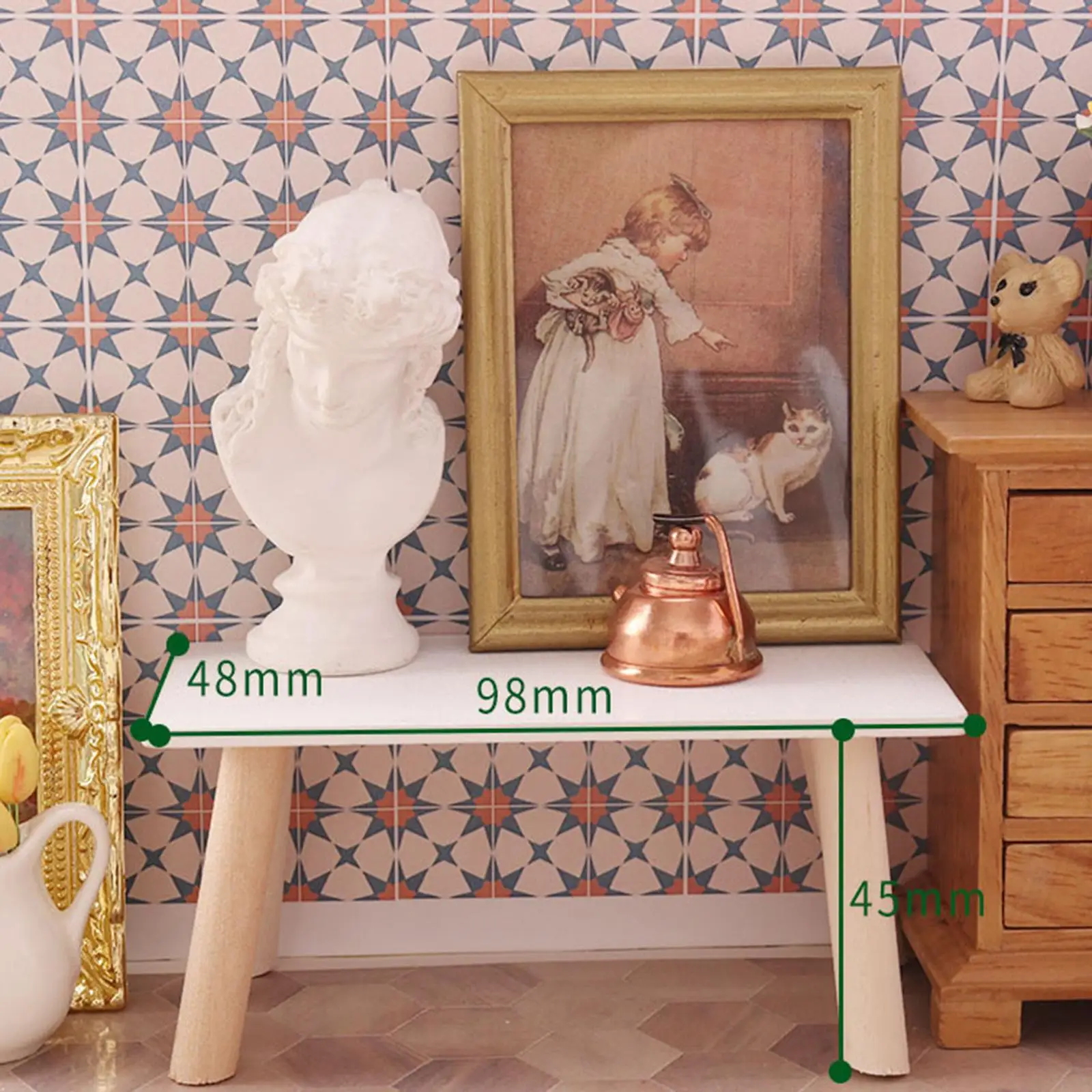 Dollhouse Desk Mini Wooden Handcraft Furniture Model 1 12 Scale End Table for Miniature Doll House Accessories
Dollhouse Desk Mini Wooden Handcraft Furniture Model 1 12 Scale End Table for Miniature Doll House Accessories