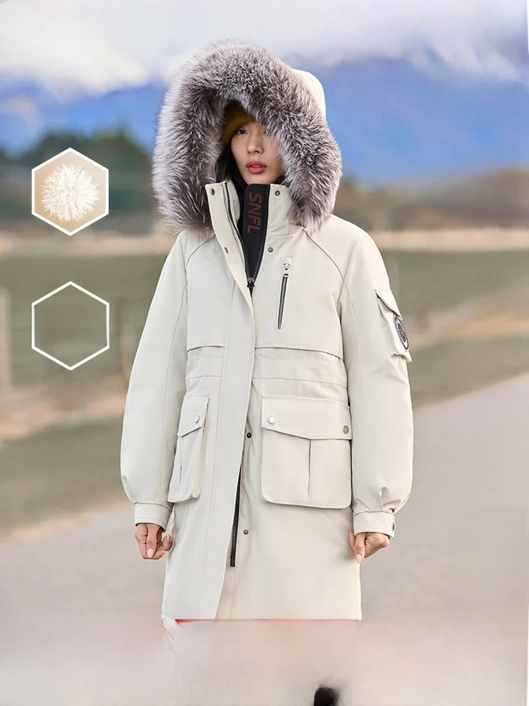 Snow Flng Long Thiened Silver Collar Outdoor Women's down Jaet Commute Sle Artistic Polyester Fiber High Warmth
Snow Flng Long Thiened Silver Collar Outdoor Women's down Jaet Commute Sle Artistic Polyester Fiber High Warmth