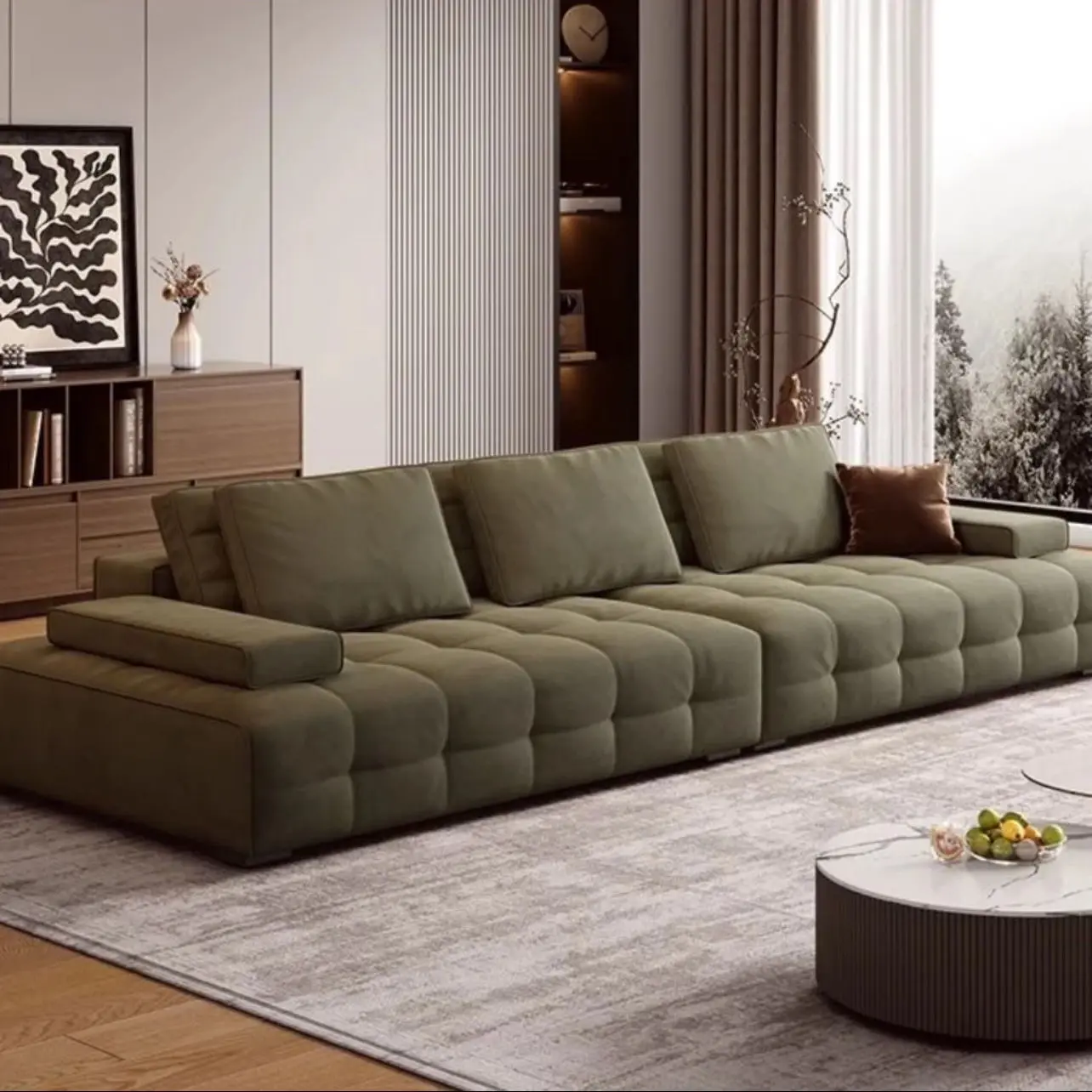 #Modern Living Room Straight Sofa Set Italian Minimalist Wood Sofa for Small and Medium-sized Apartments
#Modern Living Room Straight Sofa Set Italian Minimalist Wood Sofa for Small and Medium-sized Apartments
