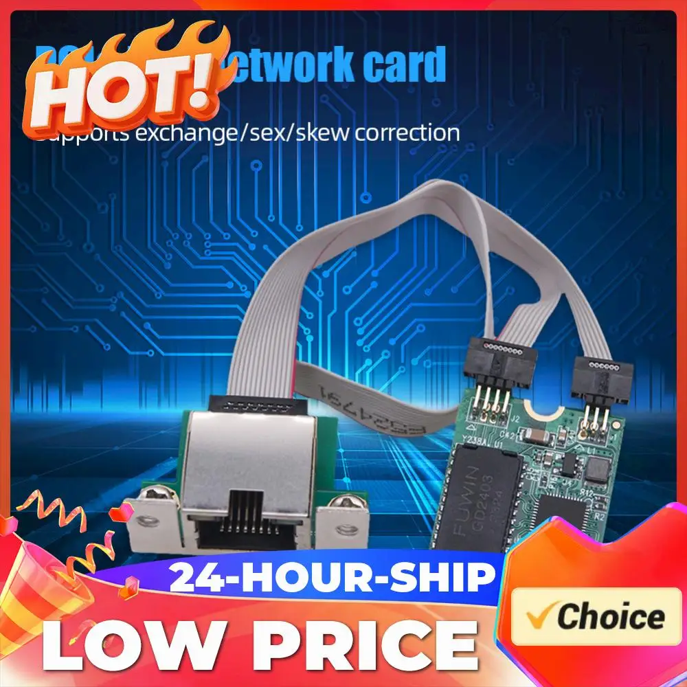 Сетевая карта M.2 Gigabit Ethernet 2.5G/1000/100 Мбит/с, адаптер LAN M2 RJ45, чип RTL8125BG, сетевой адаптер Mini PCIE
Сетевая карта M.2 Gigabit Ethernet 2.5G/1000/100 Мбит/с, адаптер LAN M2 RJ45, чип RTL8125BG, сетевой адаптер Mini PCIE