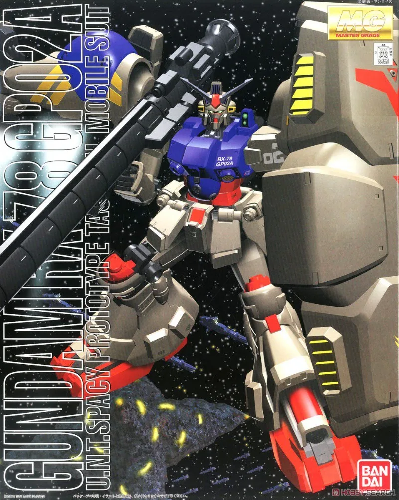 Bandai MG 1/100 RX-78 GP02A Gundam Physalis Assembly Model Kit
Bandai MG 1/100 RX-78 GP02A Gundam Physalis Assembly Model Kit