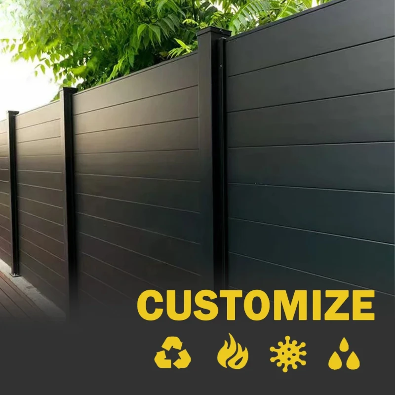 Modern Rustproof Aluminum Fence Slat Panel Powder Coated Privacy Fence for Outdoor Yard Villa Patio Easy Installation Durable
Modern Rustproof Aluminum Fence Slat Panel Powder Coated Privacy Fence for Outdoor Yard Villa Patio Easy Installation Durable