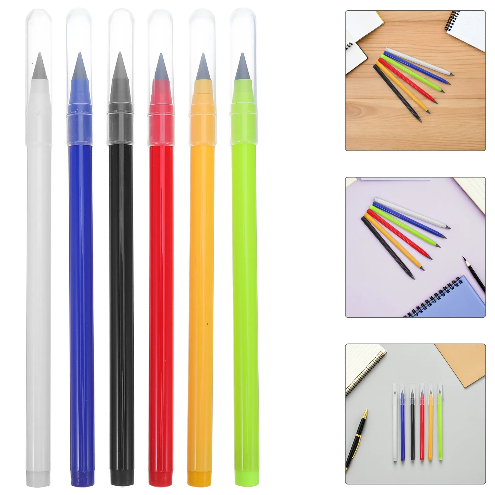 6pcs Everlasting Pencil Non-Sharpening Colored Pencils Set For Classroom School Office Sustainable Reusable Writing Tool
6pcs Everlasting Pencil Non-Sharpening Colored Pencils Set For Classroom School Office Sustainable Reusable Writing Tool