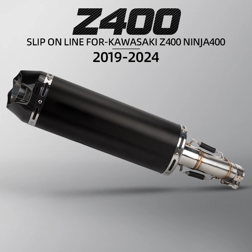 For NINJA400 Z400 2017-2024 Motorcycle Racing Exhaust Escape Modified Arro Carbon Muffler 51mm Middle Link Pipe with DB Killer
For NINJA400 Z400 2017-2024 Motorcycle Racing Exhaust Escape Modified Arro Carbon Muffler 51mm Middle Link Pipe with DB Killer