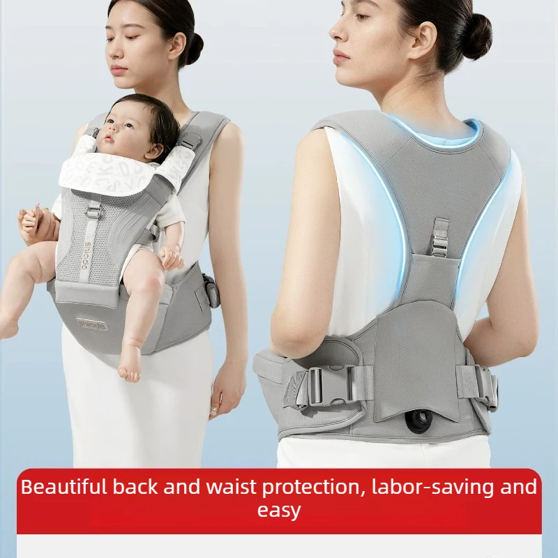 Lightweight Baby Carrier with Hip Seat, Four Seasons Useable, Multi-functional Front-Carrying Device for Newborns, Breathable
Lightweight Baby Carrier with Hip Seat, Four Seasons Useable, Multi-functional Front-Carrying Device for Newborns, Breathable