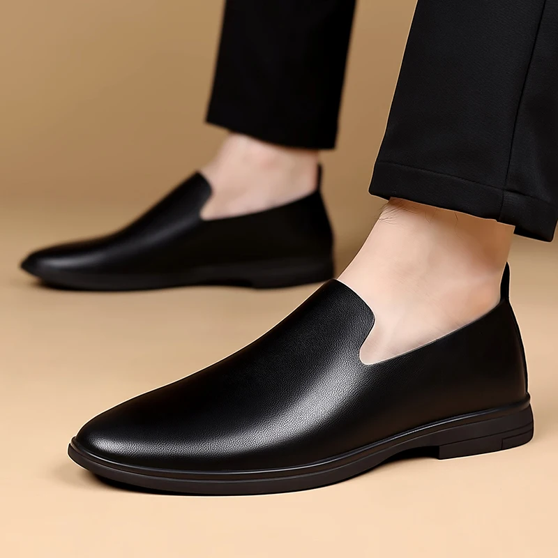 Loafers Men Elevator Shoes Men's Casual Shoes Male Buiness Cow Leather Shoes Height Increase Shoes Insoles Formal Tall
Loafers Men Elevator Shoes Men's Casual Shoes Male Buiness Cow Leather Shoes Height Increase Shoes Insoles Formal Tall