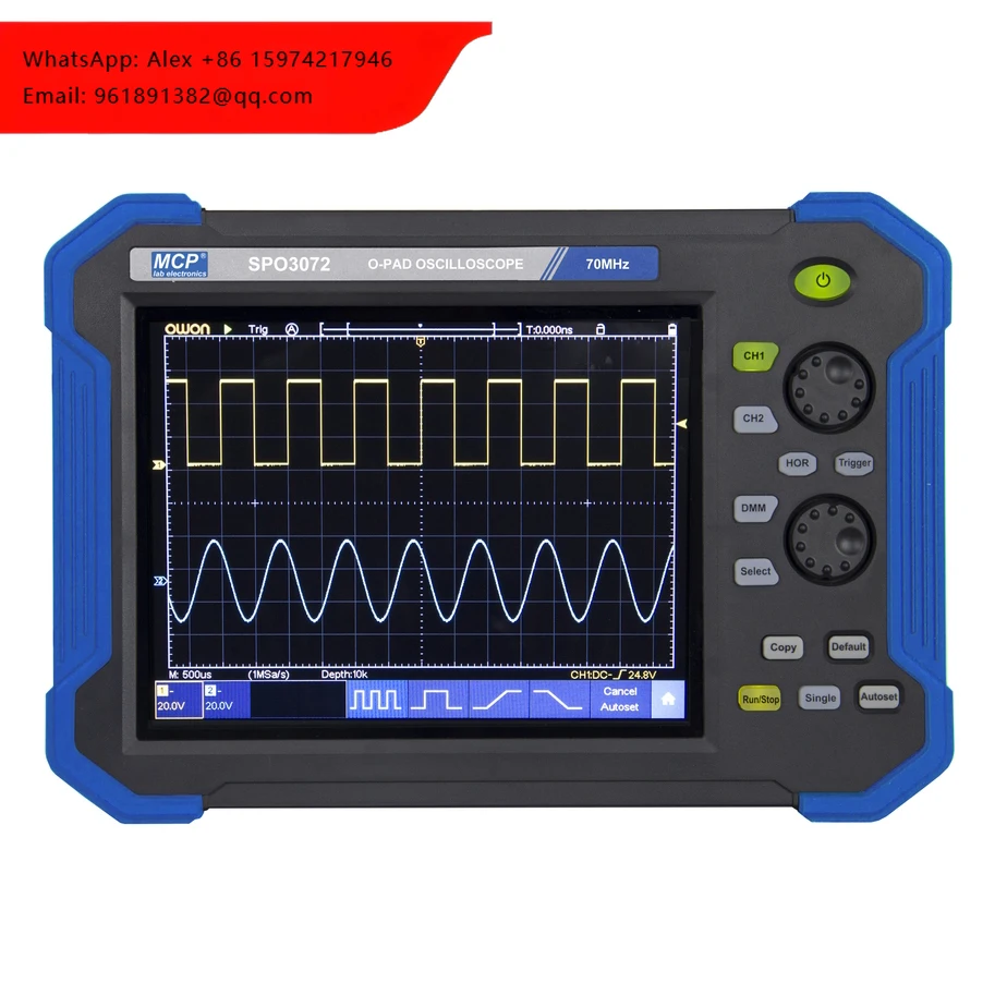 MCP SPO3000 O-pad Oscilloscope Tablet Handheld Touch Screen Oscilloscope 70MHz 100MHz 120MHz
MCP SPO3000 O-pad Oscilloscope Tablet Handheld Touch Screen Oscilloscope 70MHz 100MHz 120MHz