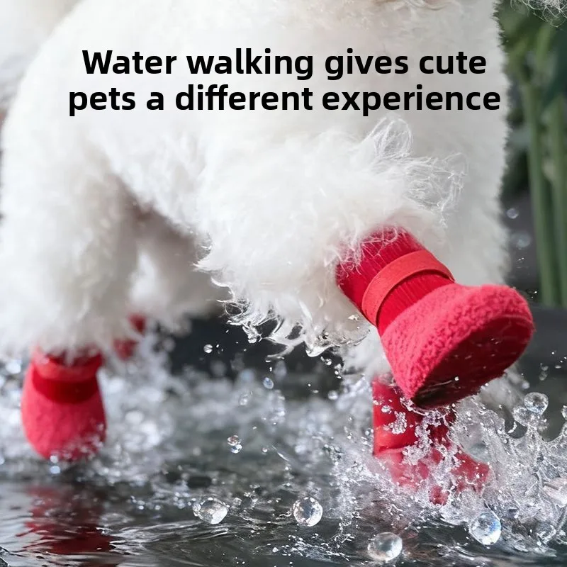 Dog shoes are non-slip and waterproof, pet shoes, dog foot covers, socks with soft soles, wear-resistant, suitable for Shiba Inu
Dog shoes are non-slip and waterproof, pet shoes, dog foot covers, socks with soft soles, wear-resistant, suitable for Shiba Inu
