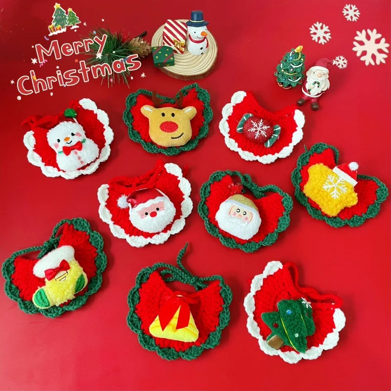 Нагрудник для домашних животных Санта-Клаус, кошка, собака, праздничный подарок, полотенце для слюнотечения, плюшевый шарф со снеговиком, аксессуары для собак, аксессуары для щенков
Нагрудник для домашних животных Санта-Клаус, кошка, собака, праздничный подарок, полотенце для слюнотечения, плюшевый шарф со снеговиком, аксессуары для собак, аксессуары для щенков