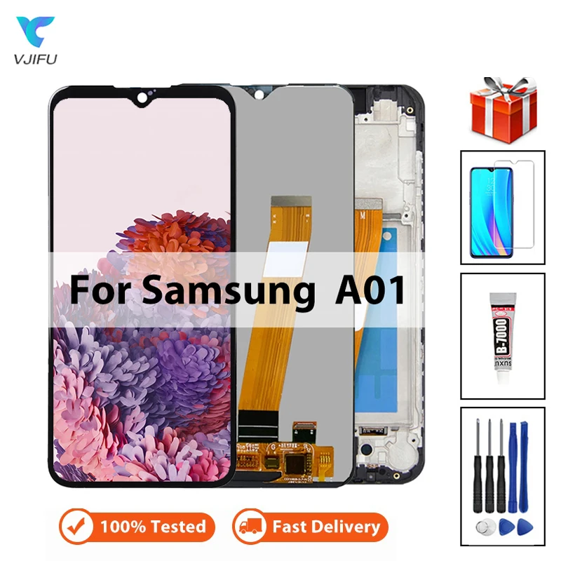 ЖК-дисплей 5,7 дюйма для Samsung Galaxy A01, A015, A015F, A015G, A015DS, дисплей с сенсорным экраном, запчасти для телефонов Samsung A01, SM-A015F/DS, замена
ЖК-дисплей 5,7 дюйма для Samsung Galaxy A01, A015, A015F, A015G, A015DS, дисплей с сенсорным экраном, запчасти для телефонов Samsung A01, SM-A015F/DS, замена