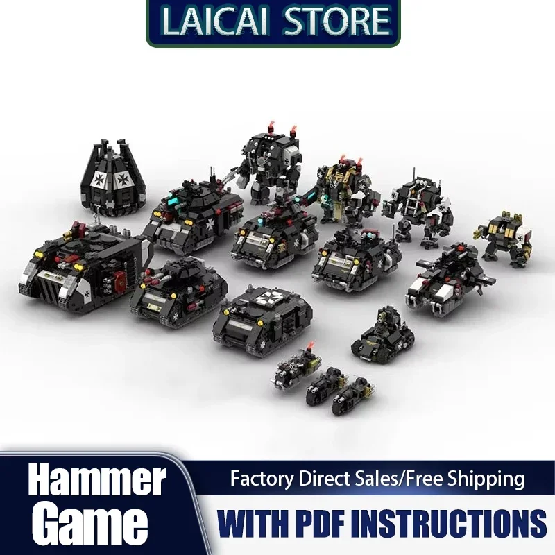 Popular Games Model Moc Building Bricks Modular Blocks Hammer Battle Mech Collection Technology Gift Christmas Toys DIY Sets