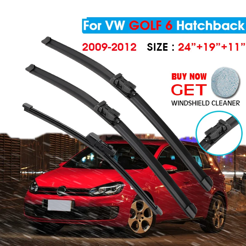 Car Wiper Front Rear Blades Set For Volkswagen VW GOLF 6 Hatchback 2009 2010 2011 2012 Front Rear Window 24"+18"+12"
Car Wiper Front Rear Blades Set For Volkswagen VW GOLF 6 Hatchback 2009 2010 2011 2012 Front Rear Window 24"+18"+12"
