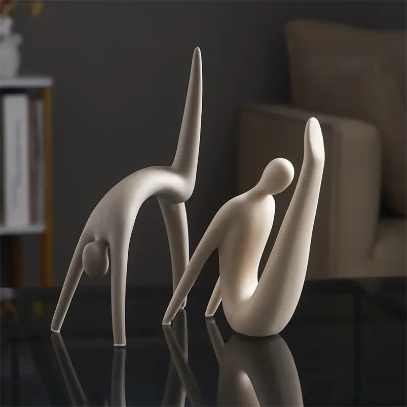 Decorative Objects Figurines Ceramic Human Yoga Statue Abstract Sculpture Modern Art Desk Living Room Home ation Gifts
Decorative Objects Figurines Ceramic Human Yoga Statue Abstract Sculpture Modern Art Desk Living Room Home ation Gifts