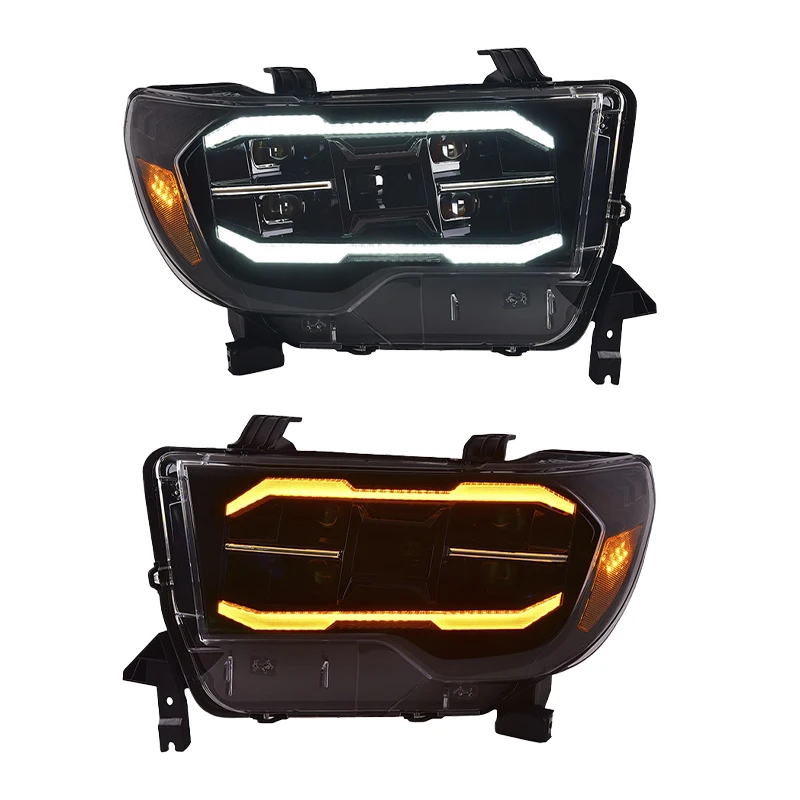 Светодиодные фары Plug and Play для Toyota Tundra Sequoia 2007-2021, модернизированные светодиодные фары, светодиодные лампы, DRL
Светодиодные фары Plug and Play для Toyota Tundra Sequoia 2007-2021, модернизированные светодиодные фары, светодиодные лампы, DRL