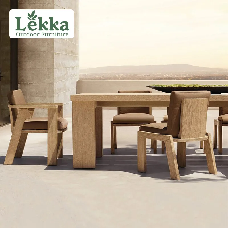 Customized Outdoor Leisure Teak Tables And Chairs Hotel Open-air Waterproof Long Table Outdoor Solid Wood Chairs Old Style Garde
Customized Outdoor Leisure Teak Tables And Chairs Hotel Open-air Waterproof Long Table Outdoor Solid Wood Chairs Old Style Garde