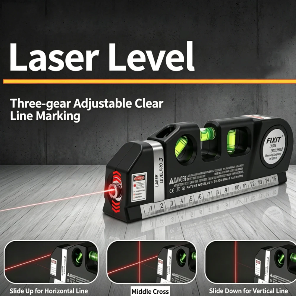Multipurpose Laser Level 8 feet Measure Tape Ruler Adjusted Standard Metric Rulers for hanging pictures ross Line Lasers
Multipurpose Laser Level 8 feet Measure Tape Ruler Adjusted Standard Metric Rulers for hanging pictures ross Line Lasers