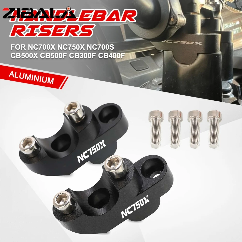 For Honda NC700X NC750X CB500X CB500F CB300F CB400F Motorcycle Handlebar Riser Drag Handle Bar Clamp Extend Adapter NC 750X
For Honda NC700X NC750X CB500X CB500F CB300F CB400F Motorcycle Handlebar Riser Drag Handle Bar Clamp Extend Adapter NC 750X