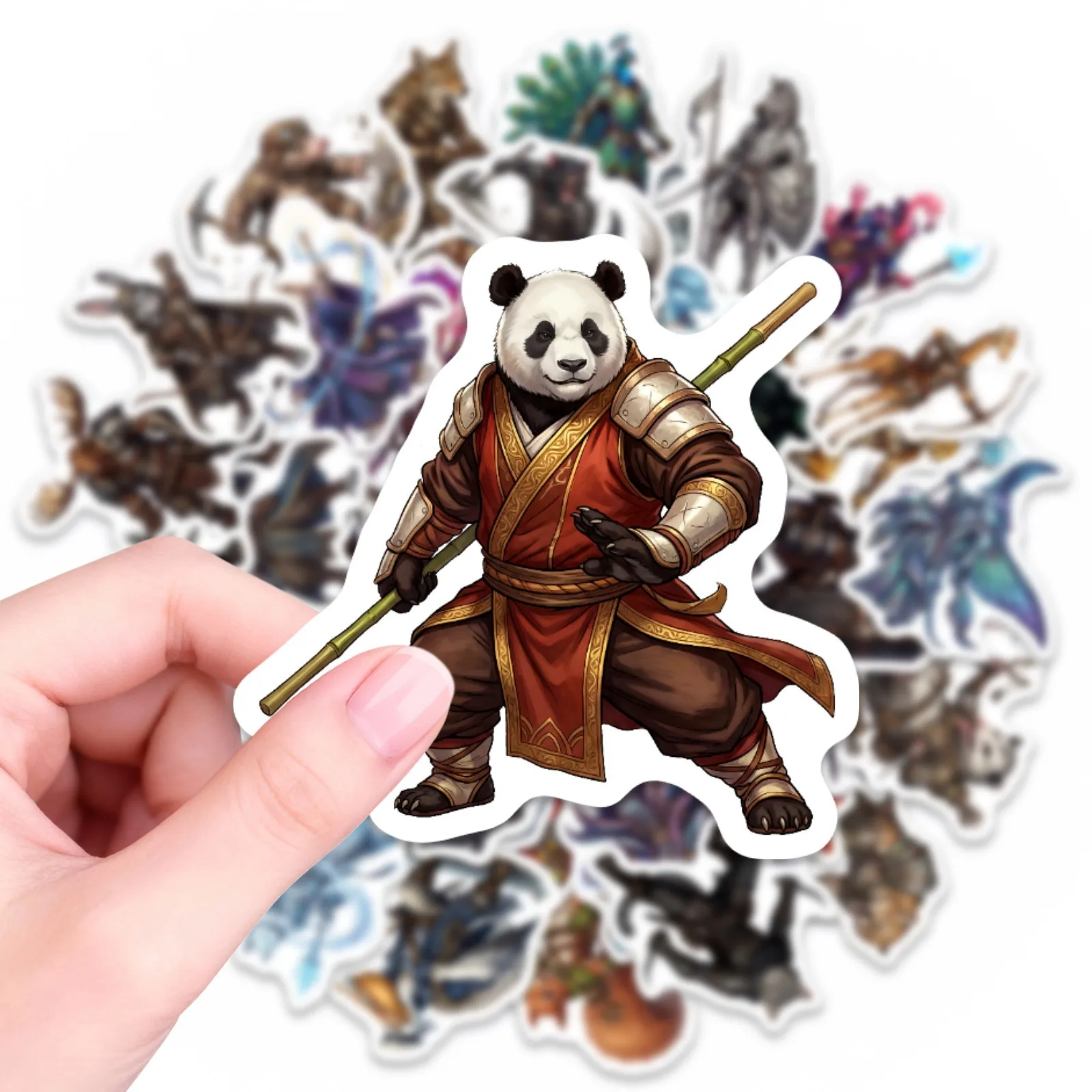 50 PCS Cartoon Personified Animal Warrior Cool Stickers Decorate Skateboard Helmet Car Bike Waterproof Stationery Decals
50 PCS Cartoon Personified Animal Warrior Cool Stickers Decorate Skateboard Helmet Car Bike Waterproof Stationery Decals