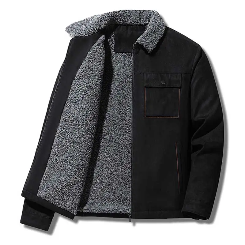 Winter Men Thickened Warm Skin Friendly Soft Windproof Breathable Not Easily Deformed Parkas Men Solid Multi Pocket Jacket Male
Winter Men Thickened Warm Skin Friendly Soft Windproof Breathable Not Easily Deformed Parkas Men Solid Multi Pocket Jacket Male