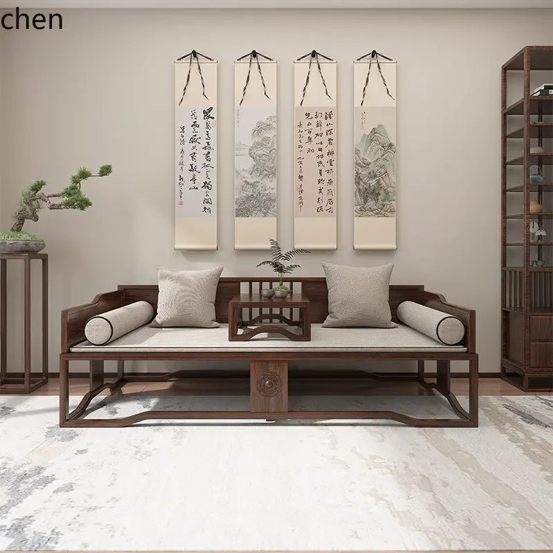 b18solid wood Arhat bed three-piece living room antique elm simple furniture sofa couch
b18solid wood Arhat bed three-piece living room antique elm simple furniture sofa couch