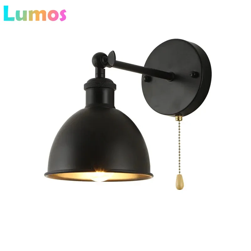 A65 American Retro Swing Arm Hotel Bedroom Bedside Lamp Restaurant Staircase Corridor Semi-Circular Industrial Wall Lig
A65 American Retro Swing Arm Hotel Bedroom Bedside Lamp Restaurant Staircase Corridor Semi-Circular Industrial Wall Lig
