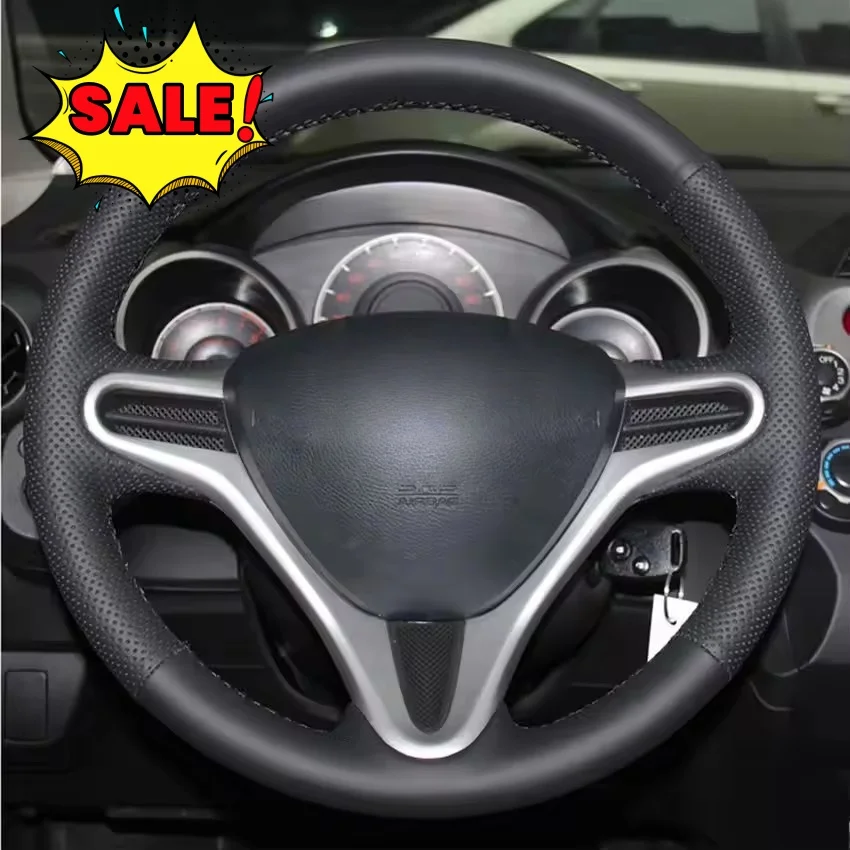 Customizable Handmade Genuine Leather Steering Wheel Cover For Honda Fit 2009-2013 City 2009 2010 2011 2012 2013 Jazz 2009 2010
Customizable Handmade Genuine Leather Steering Wheel Cover For Honda Fit 2009-2013 City 2009 2010 2011 2012 2013 Jazz 2009 2010