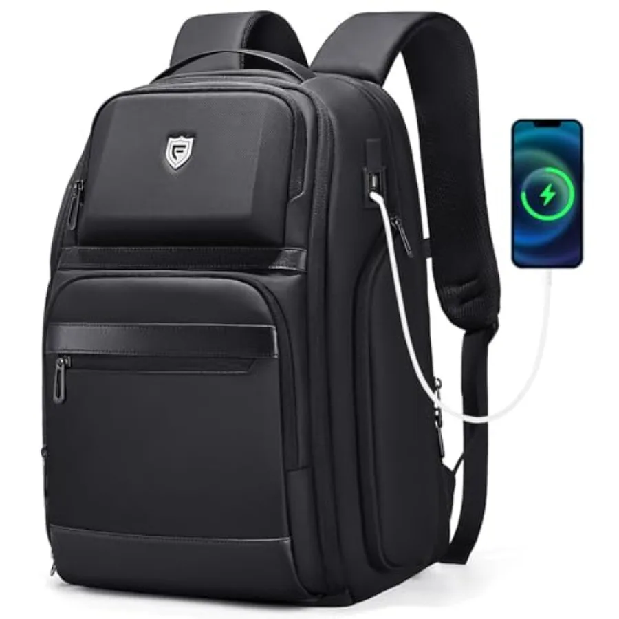 Travel Laptop Backpack for Men, Expandable Water Resistant 15.6 Inch Computer Backpack with USB Port, Mens Hardshell Laptop Bag
Travel Laptop Backpack for Men, Expandable Water Resistant 15.6 Inch Computer Backpack with USB Port, Mens Hardshell Laptop Bag