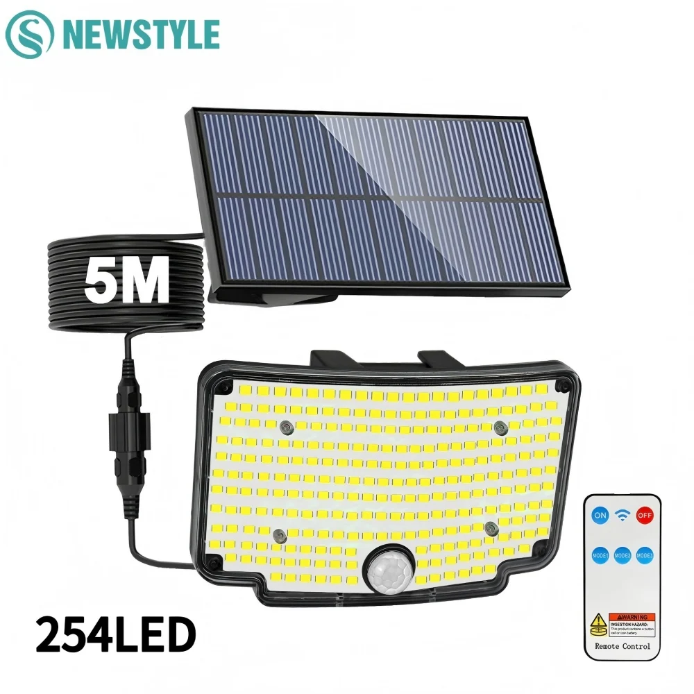 254 светодиодных солнечных светильников для улицы, водонепроницаемые, с датчиком движения, на солнечной энергии, для сада, патио, гаража, двора, входной двери
254 светодиодных солнечных светильников для улицы, водонепроницаемые, с датчиком движения, на солнечной энергии, для сада, патио, гаража, двора, входной двери