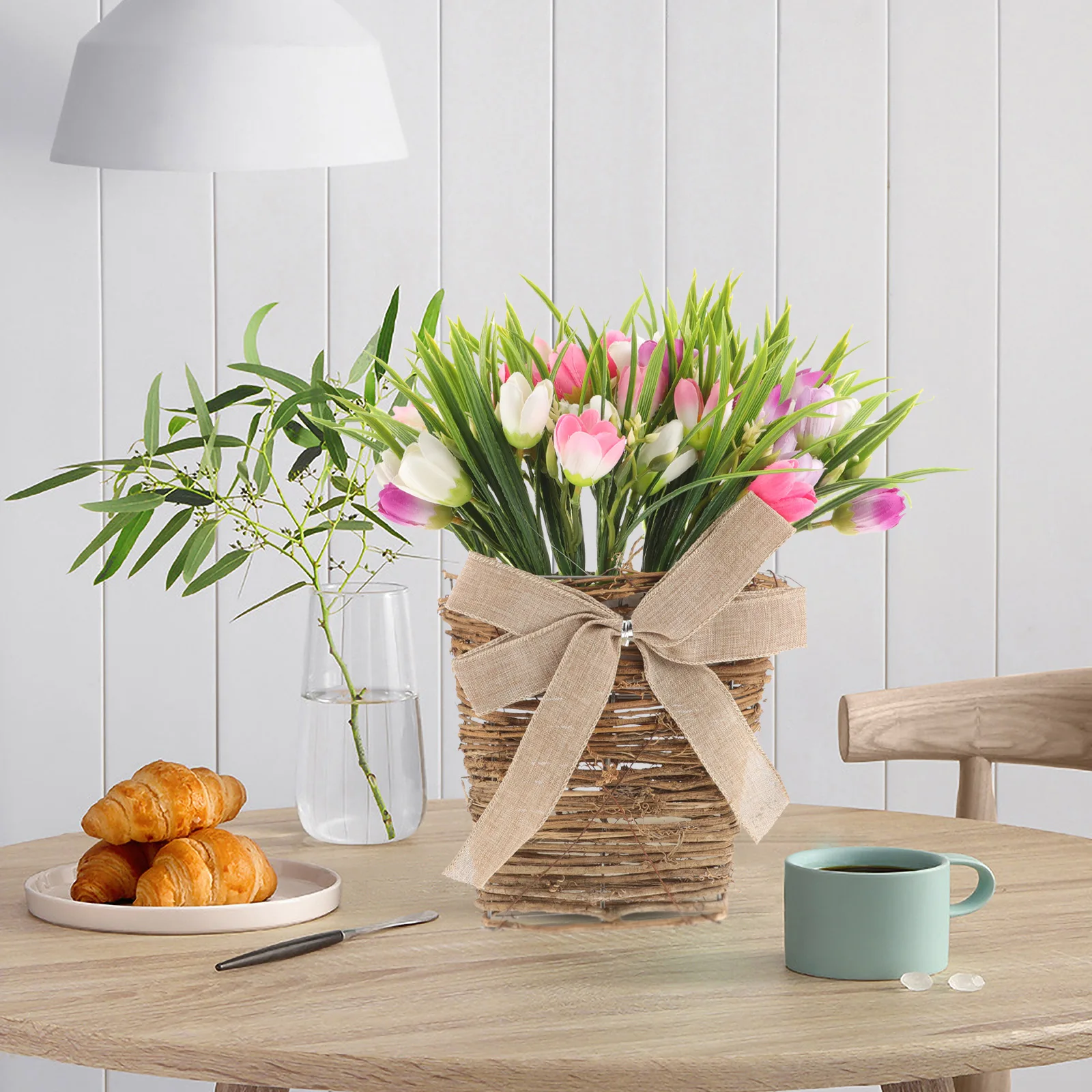 Tulip Wall Hanging Flower Basket Home Decoration Artificial Flowers Fake Wreath Party DIY Farmhouse Decor
Tulip Wall Hanging Flower Basket Home Decoration Artificial Flowers Fake Wreath Party DIY Farmhouse Decor