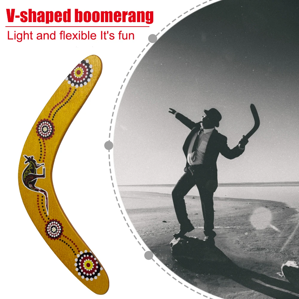Brown Kangaroo Throwback V Shaped Flying Disc Throw Catch Outdoor Game Creative Interaction Playing Game
Brown Kangaroo Throwback V Shaped Flying Disc Throw Catch Outdoor Game Creative Interaction Playing Game