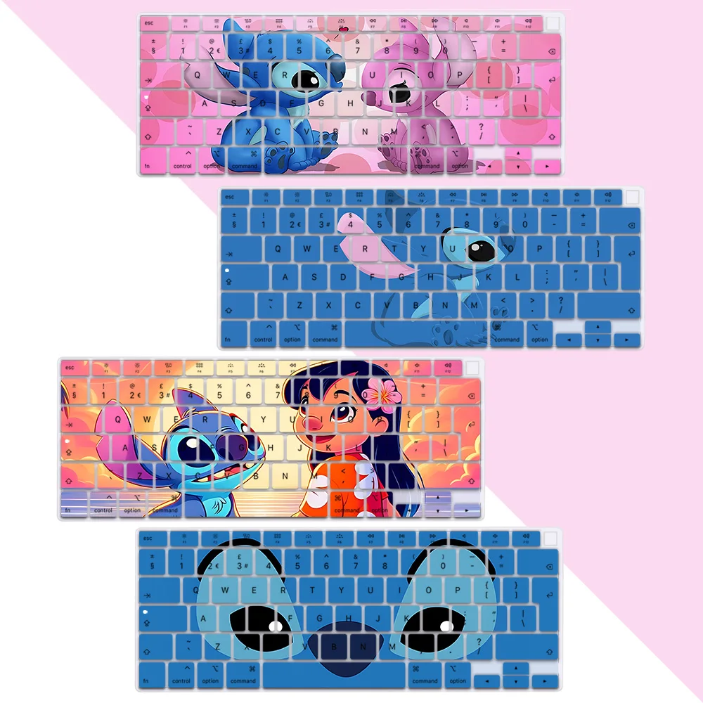 Blue cute pet Stitchs EU Layout Color Print Soft Silicone Keyboard Cover For Macbook 2020 Air A2179 A2337
Blue cute pet Stitchs EU Layout Color Print Soft Silicone Keyboard Cover For Macbook 2020 Air A2179 A2337