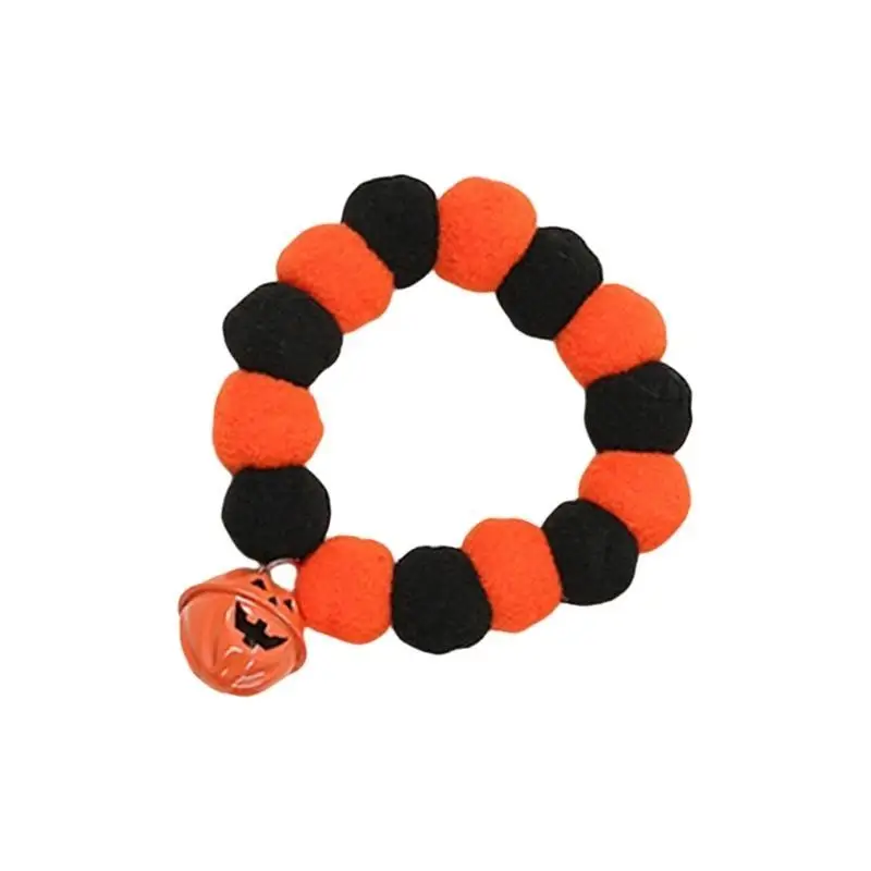 E8BD Cats Necklace Choker Pet Supplies Pompoms Necklace Pumpkin Collar Supplies
E8BD Cats Necklace Choker Pet Supplies Pompoms Necklace Pumpkin Collar Supplies