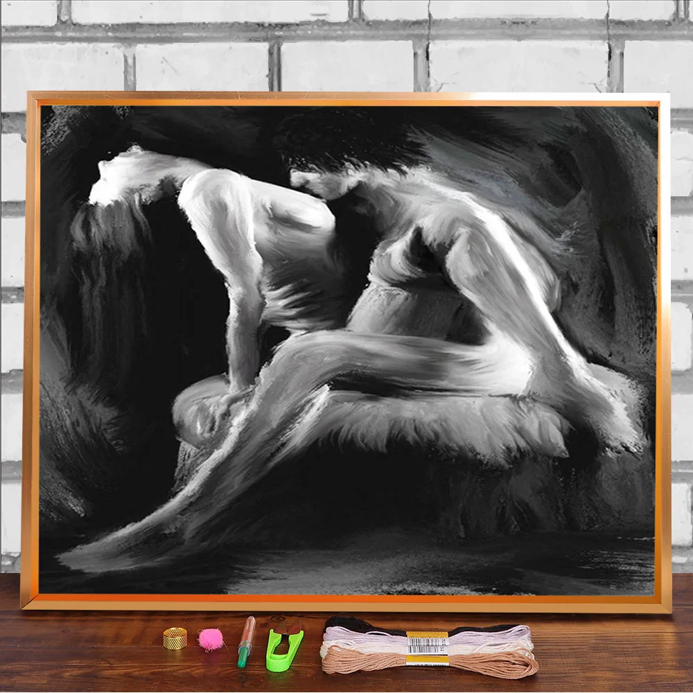 Sexy Couple Printed Water-Soluble Canvas 11CT Cross Stitch Embroidery Complete Kit DMC Threads Knitting Handmade Painting
Sexy Couple Printed Water-Soluble Canvas 11CT Cross Stitch Embroidery Complete Kit DMC Threads Knitting Handmade Painting