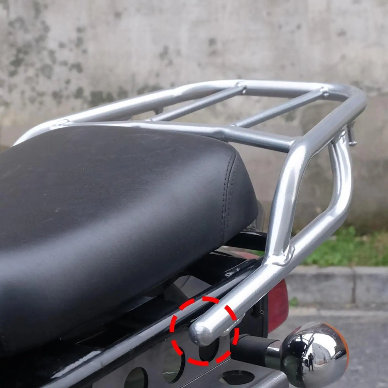Motorcycle Rear Rack Sturdy Steel Carrier Cargo Holder Easy Installation for Honda CC110 JA
Motorcycle Rear Rack Sturdy Steel Carrier Cargo Holder Easy Installation for Honda CC110 JA