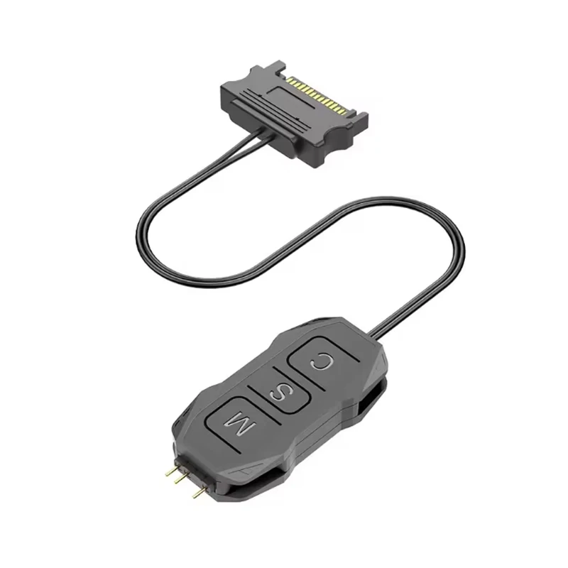 5V 3Pin ARGB Controller To SATA Mini Controller HUB Adapter Controller for PC Fan Cooling Fan Light Strip
5V 3Pin ARGB Controller To SATA Mini Controller HUB Adapter Controller for PC Fan Cooling Fan Light Strip