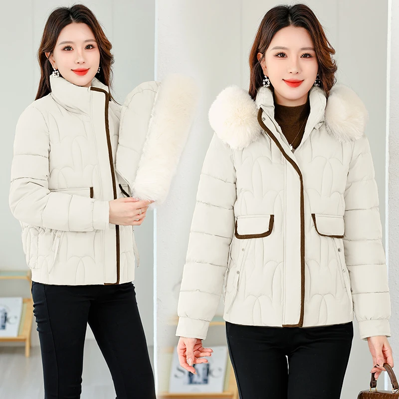 Женская съемная шапка из хлопка Thiened down, теплая зимняя верхняя одежда, свободное утягивающее пальто, длинное свековое пальто на молнии
Женская съемная шапка из хлопка Thiened down, теплая зимняя верхняя одежда, свободное утягивающее пальто, длинное свековое пальто на молнии