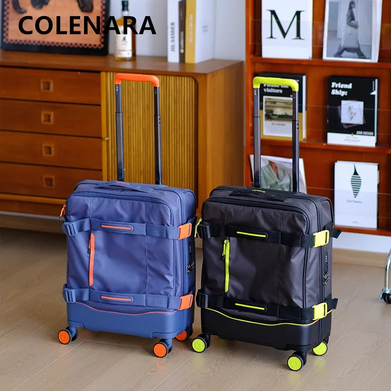 COLENARA High Quality Suitcase Oxford Cloth Boarding Box Men's Trolley Bags 20"24"28 Inch Large Capacity Rolling Luggage
COLENARA High Quality Suitcase Oxford Cloth Boarding Box Men's Trolley Bags 20"24"28 Inch Large Capacity Rolling Luggage