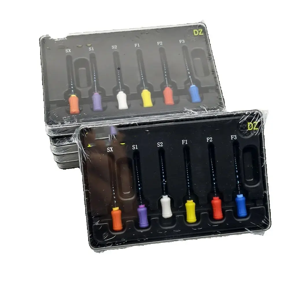 Hot Sale Dental Root Canal Instruments NITI SUPER FILES (Hand Used) L25mm SX-F3# 6Pcs/Small Box with CE Approved
Hot Sale Dental Root Canal Instruments NITI SUPER FILES (Hand Used) L25mm SX-F3# 6Pcs/Small Box with CE Approved