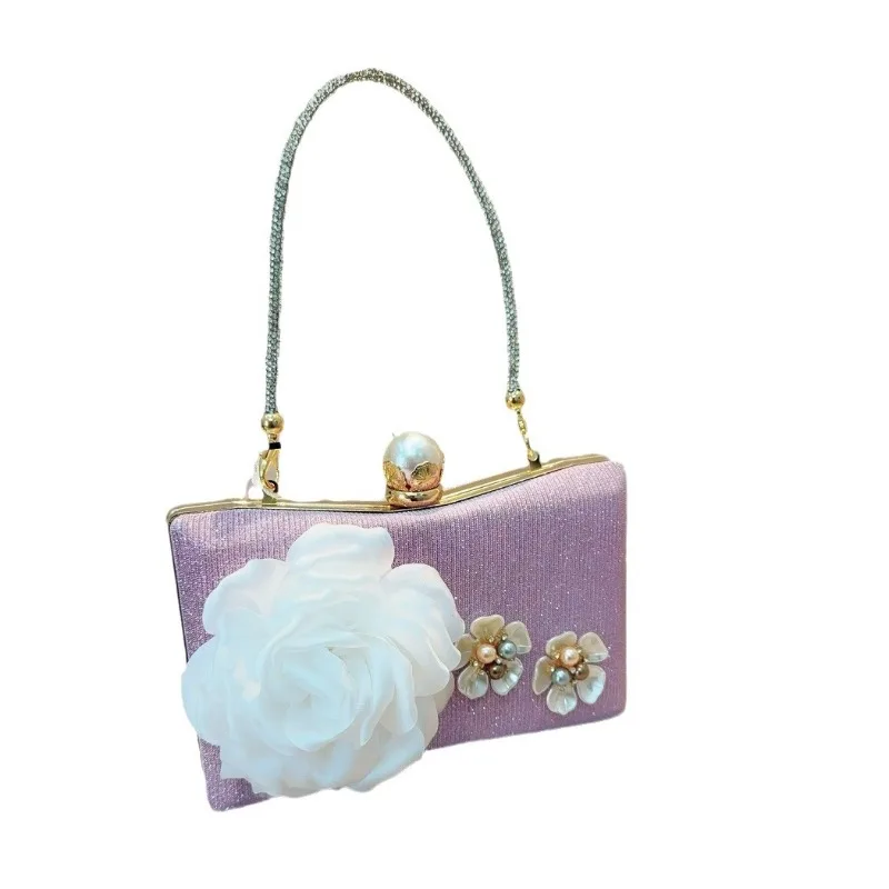 New exquisite pearl flower bag crossbody dinner bag niche handbag clutch banquet dress package large cell phone
New exquisite pearl flower bag crossbody dinner bag niche handbag clutch banquet dress package large cell phone
