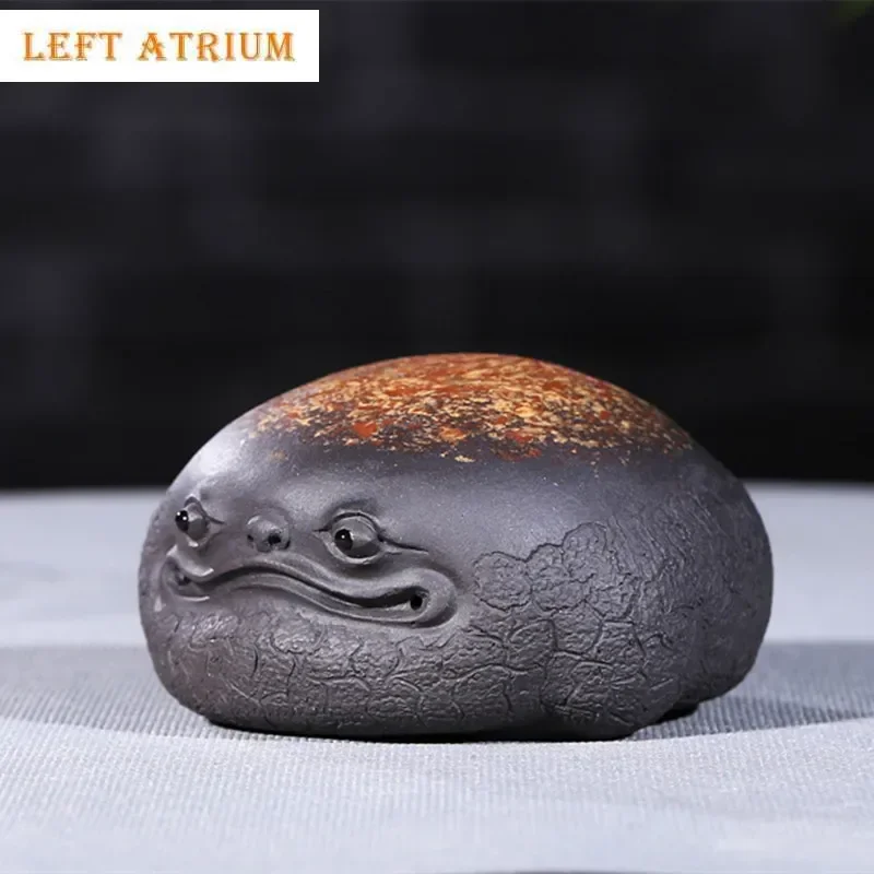 Chinese Yixing Purple Clay Tea Pet Ornaments Handmade Animal Statue Tea Figurine Crafts Sculpture Tea Set Decoration Gifts
Chinese Yixing Purple Clay Tea Pet Ornaments Handmade Animal Statue Tea Figurine Crafts Sculpture Tea Set Decoration Gifts
