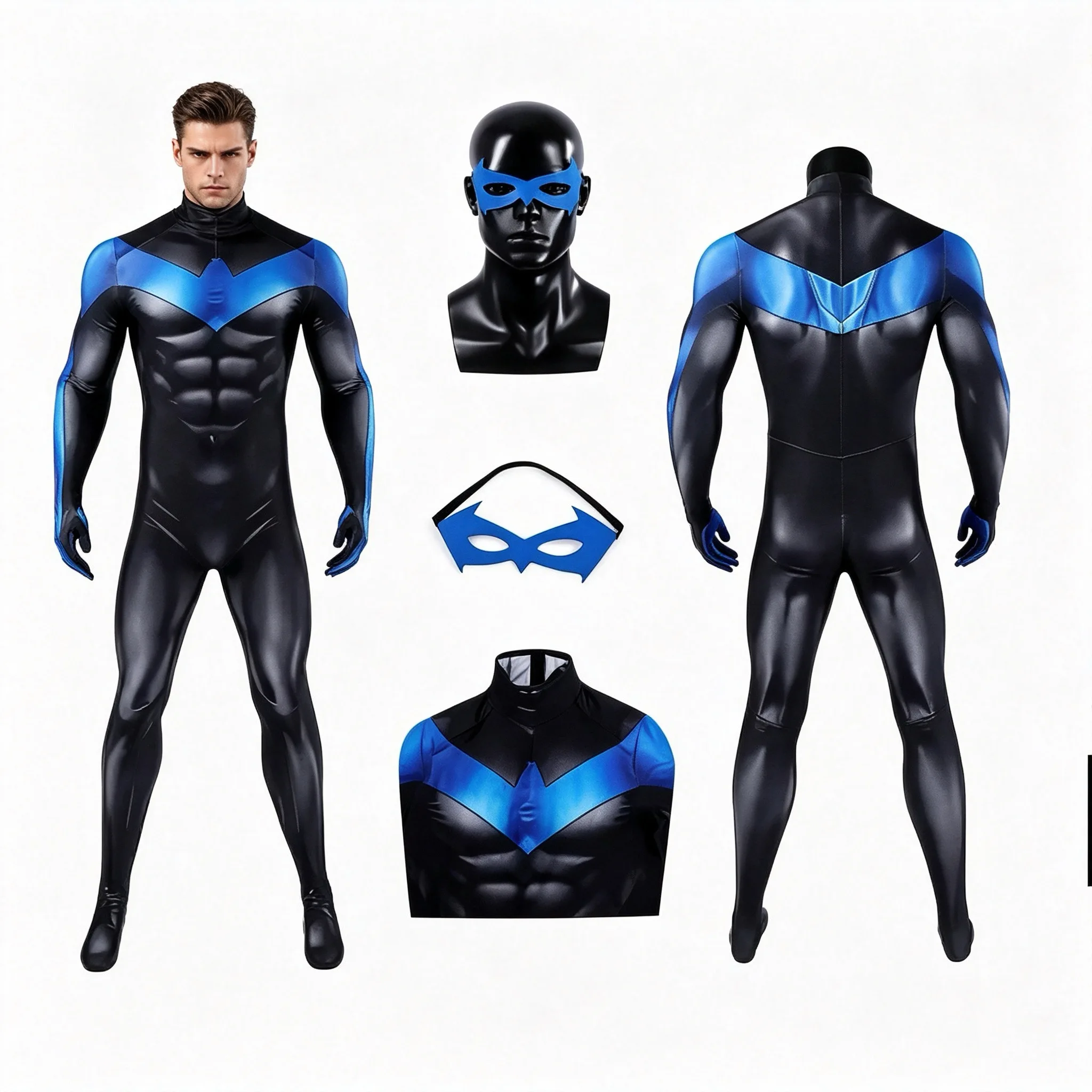 Nightwing Cosplay Costume Cosplay adult bodysuit manga same muscle jumpsuit NexoCosplay
Nightwing Cosplay Costume Cosplay adult bodysuit manga same muscle jumpsuit NexoCosplay
