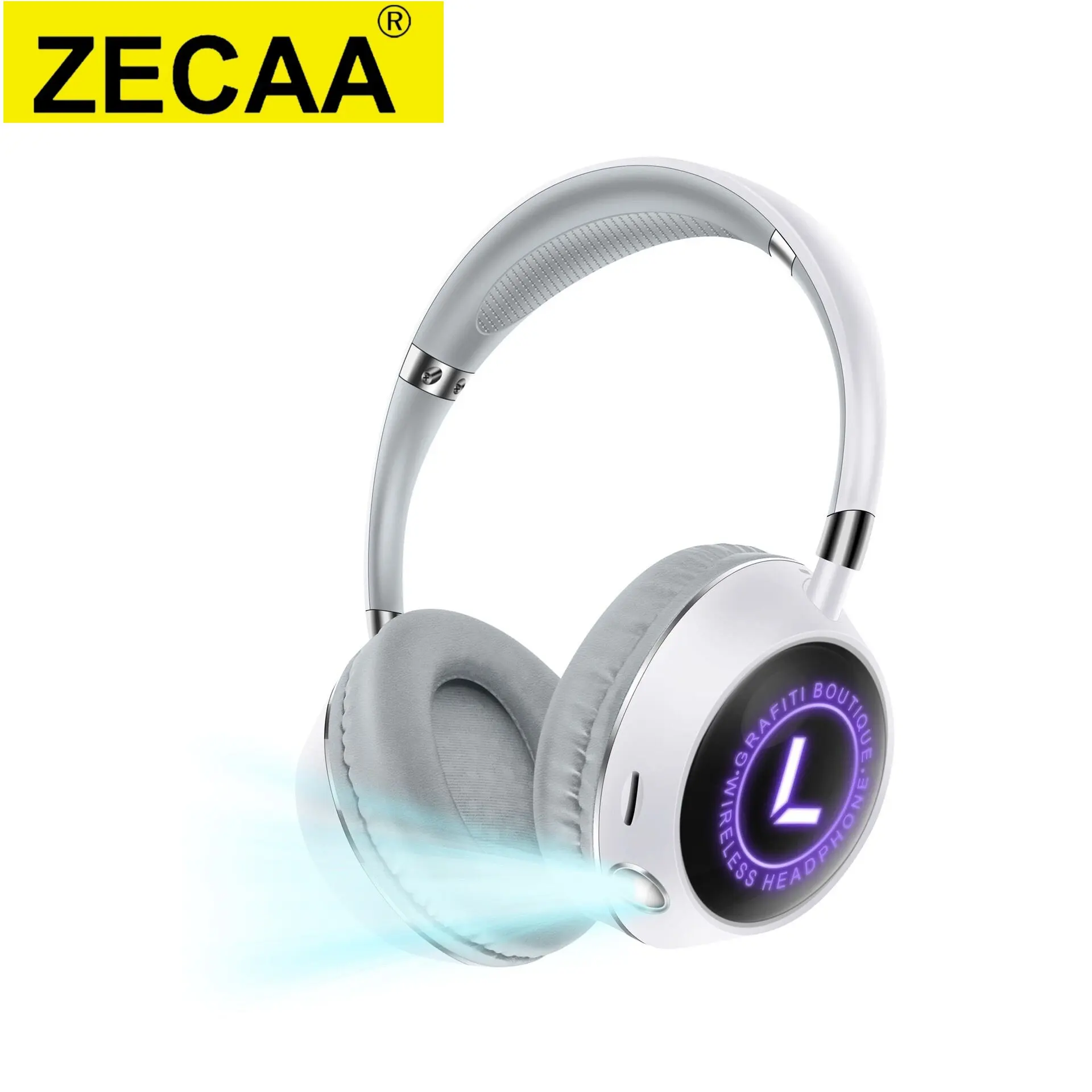 ZECAA Bluetooth Wireless ANC Headphone 5.4 Head On Earphones HiFi Sound Headphone Noise Cancelling ENC Headphone With Flashlight
ZECAA Bluetooth Wireless ANC Headphone 5.4 Head On Earphones HiFi Sound Headphone Noise Cancelling ENC Headphone With Flashlight
