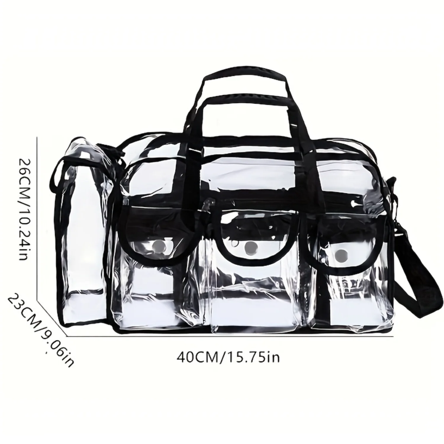 Transparent PVC Outdoor Cosmetics Bag, Large Capacity Travel Bag, Waterproof Portable Simple Handbag
Transparent PVC Outdoor Cosmetics Bag, Large Capacity Travel Bag, Waterproof Portable Simple Handbag