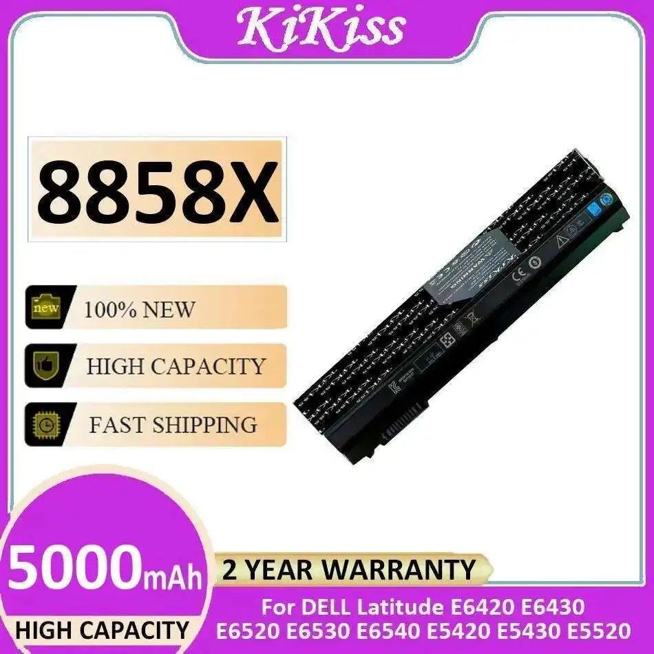 Laptop Battery 8858X 5000Mah For Dell Latitude E6420 E6430 E6520 E6530 E6540 E5420 E5430 E5520 E5530
Laptop Battery 8858X 5000Mah For Dell Latitude E6420 E6430 E6520 E6530 E6540 E5420 E5430 E5520 E5530