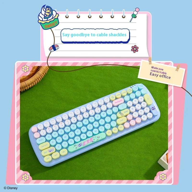 New Disney Stitch Wireless Cartoon Portable Laptop Keyboard Food Party Series Gaming Keyboard Controller Without Joystick
New Disney Stitch Wireless Cartoon Portable Laptop Keyboard Food Party Series Gaming Keyboard Controller Without Joystick